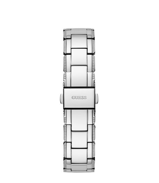 Guess Analog Quartz Silver Dial Silver Steel Strap Watch For Men - U0377G1