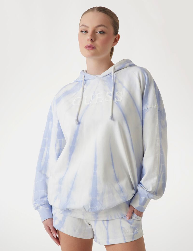 Tie-dyed logo sweatshirt