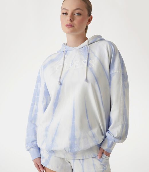 سويت شيرت ملون بشعار الماركة.