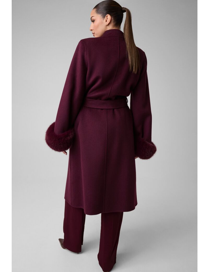 جيس marciano wool blend coat