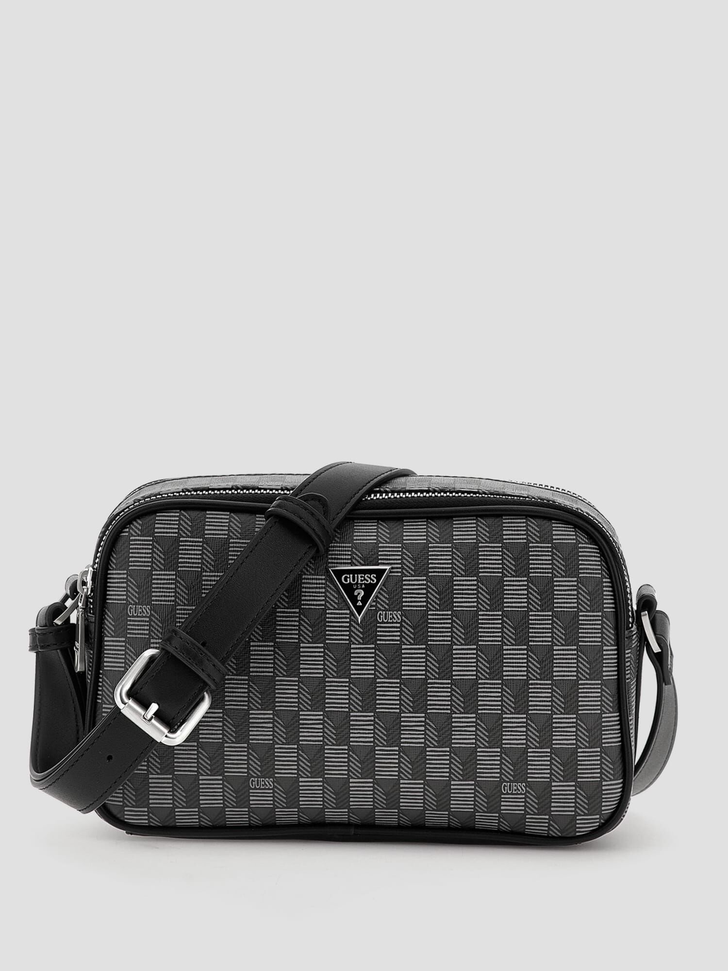Geometric Print Jet Set Crossbody Bag