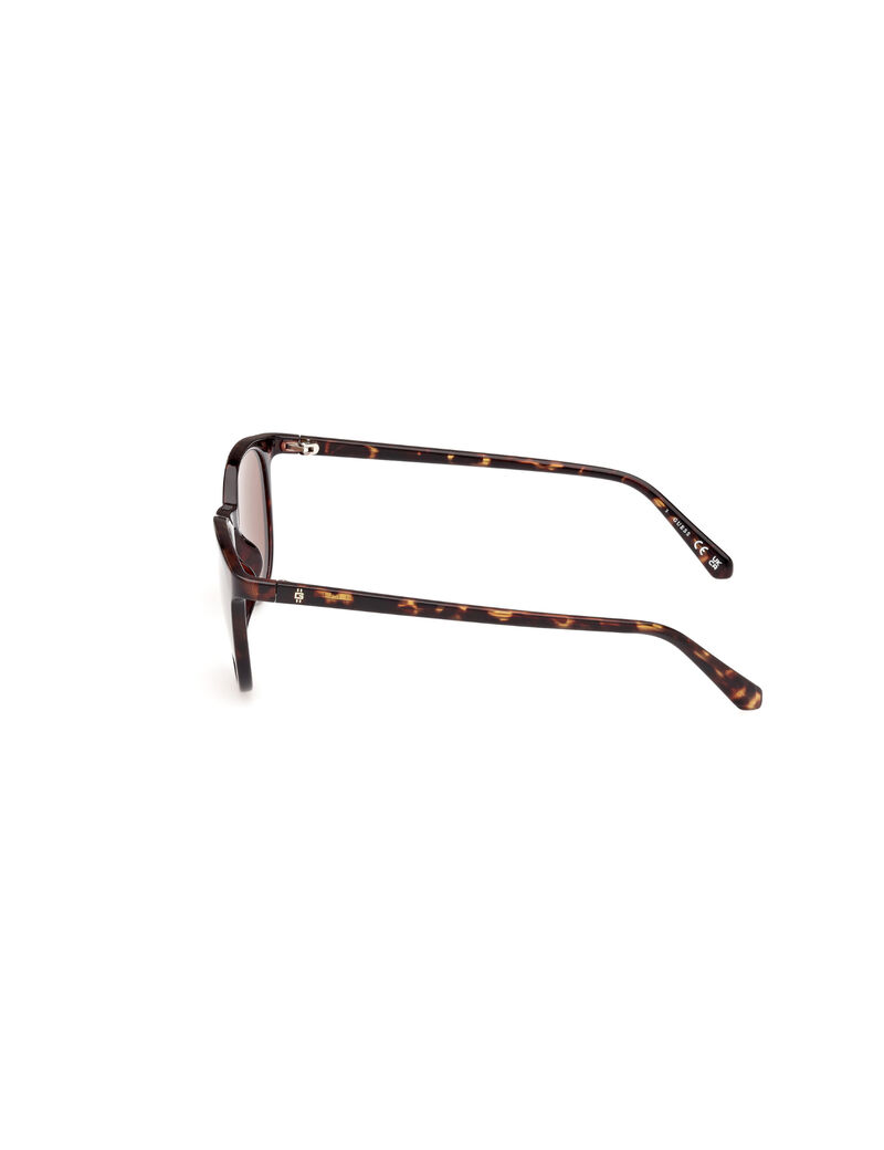 Injected Sun Glasses M Dark Havana Brown