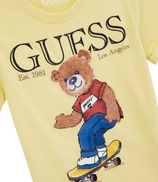 تي شيرت بطبعة شعار الماركة