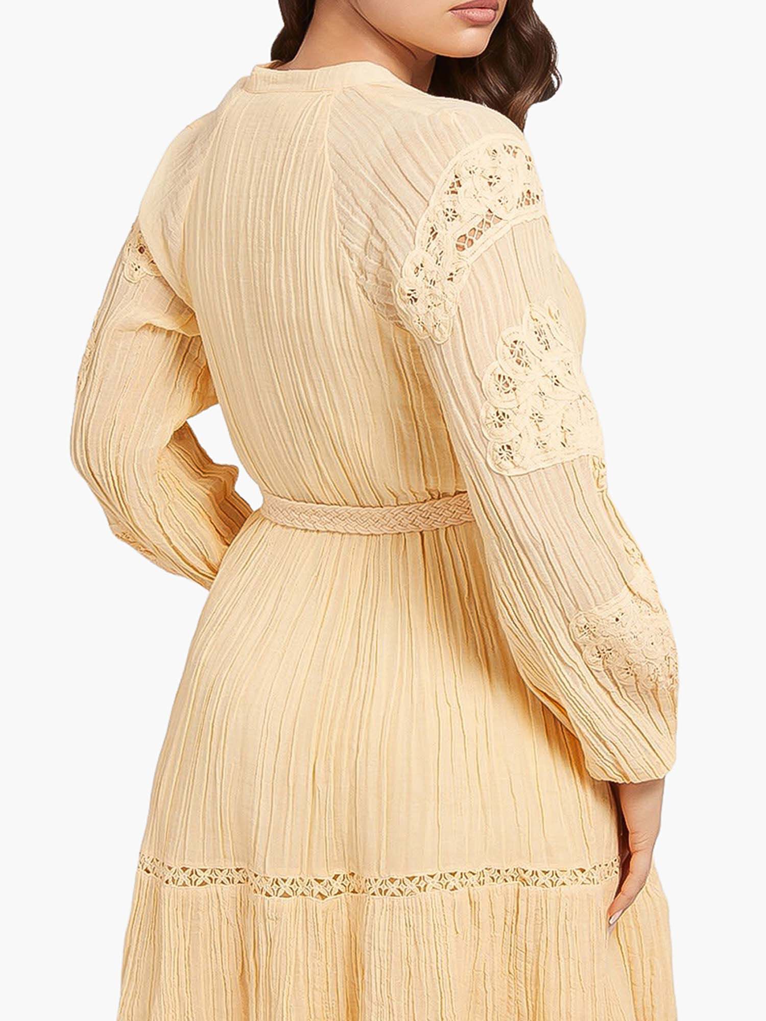 Embroidered sundress top