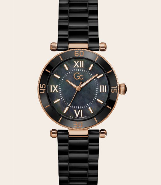 GC Black Ceramic Dress Watch