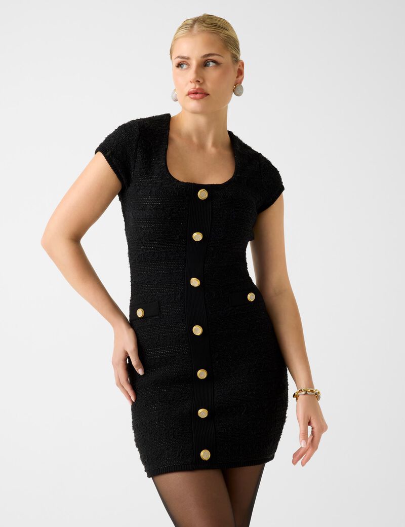 Marciano boucl&egrave; mini dress