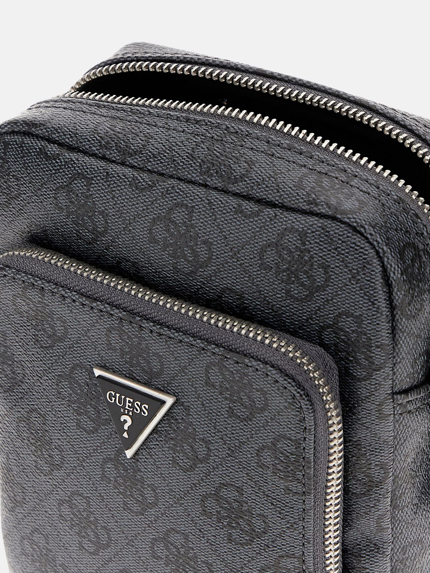 Shop GUESS Vezzola Smart 4G Logo Mini Bag, Black | GUESS UAE
