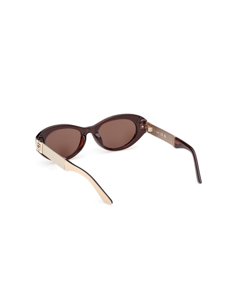 guess oval plastic sunglasses
