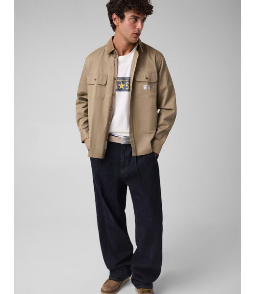 جيس regular fit flannel shirt