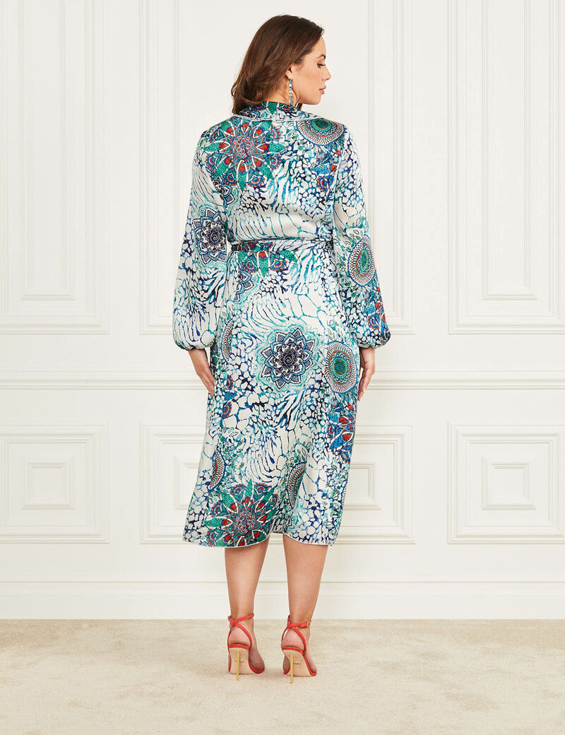 Marciano floral print long dress