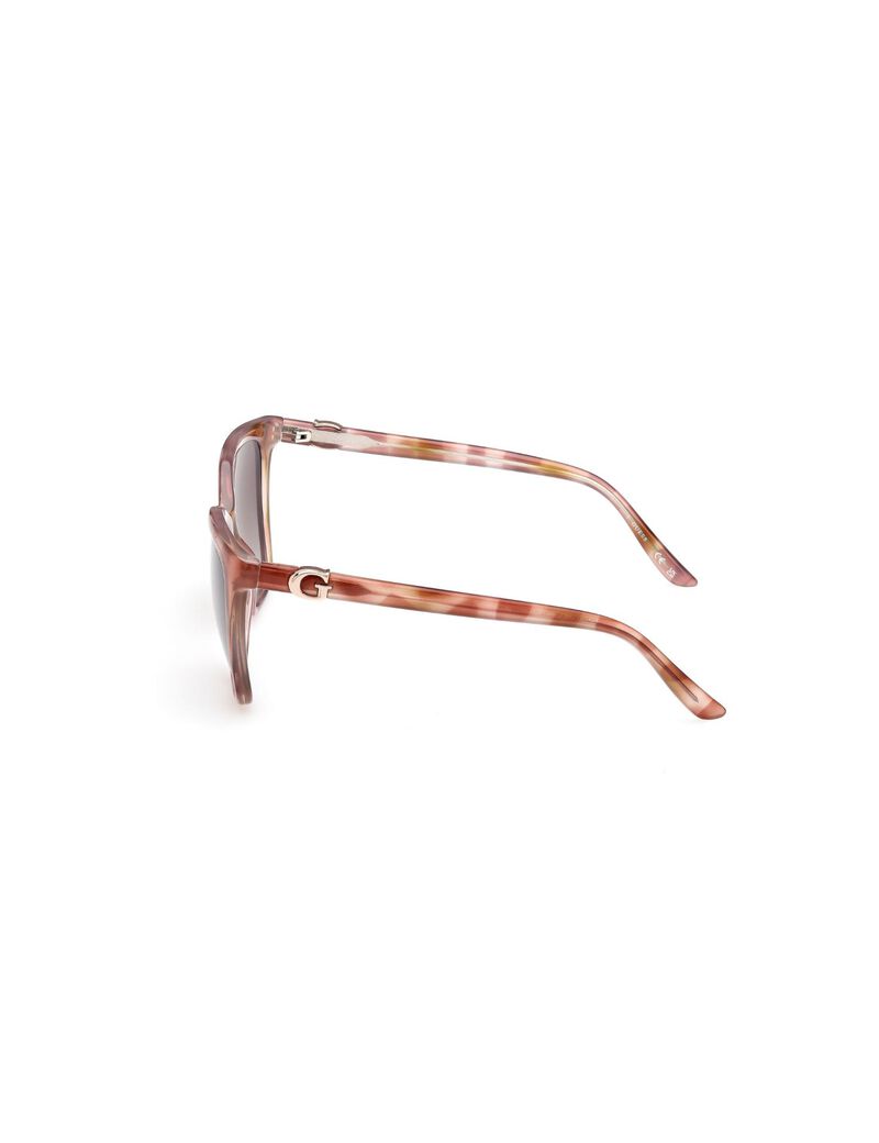 Square gradient brown smoke sunglasses