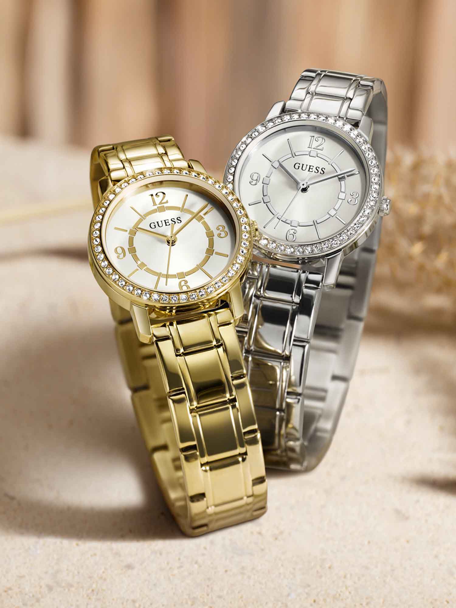 Guess gold sale watch womens