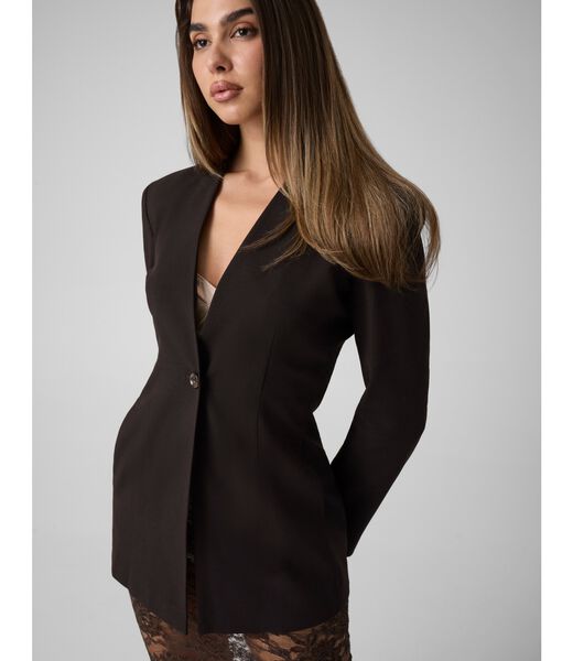 جيس leonie button structured blazer
