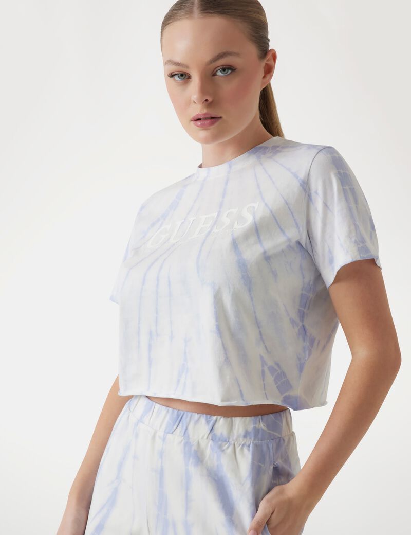 Tie-dyed logo T-shirt