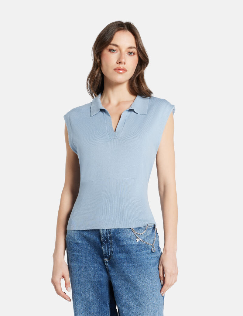 Ss Polo Collar Rhode Sweater