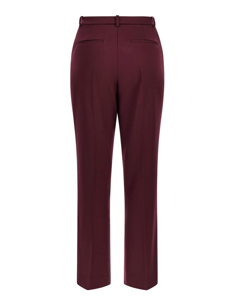 High rise straight leg pant