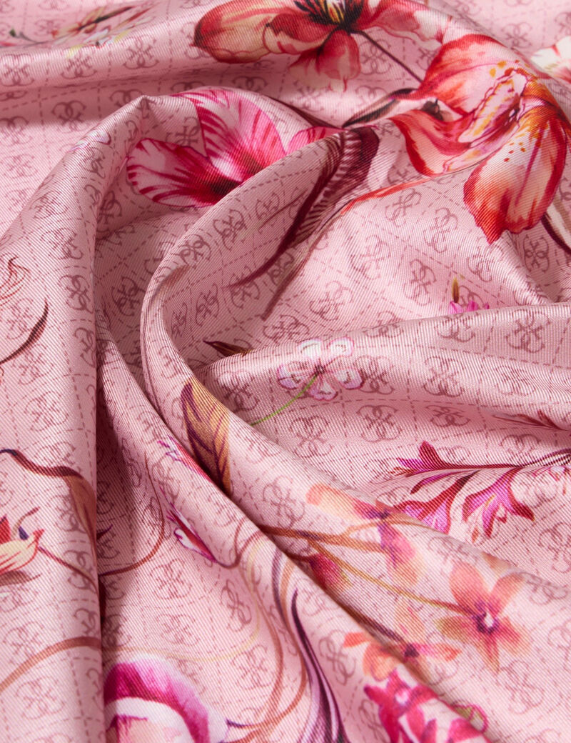 Floral Print Foulard