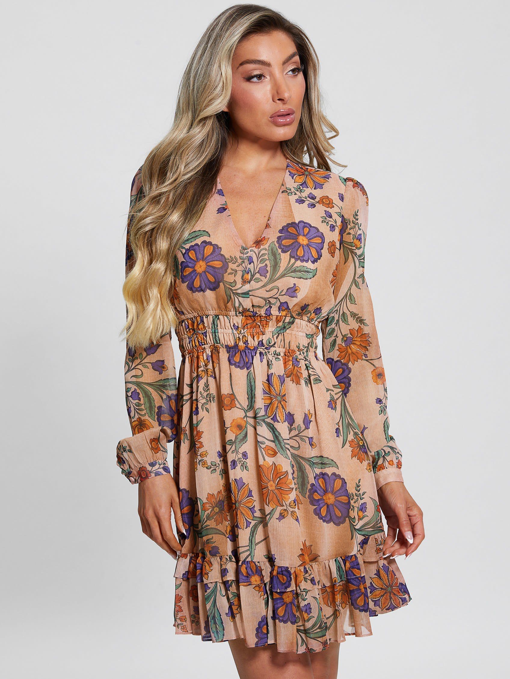 Over the knee sales dress with sleeves