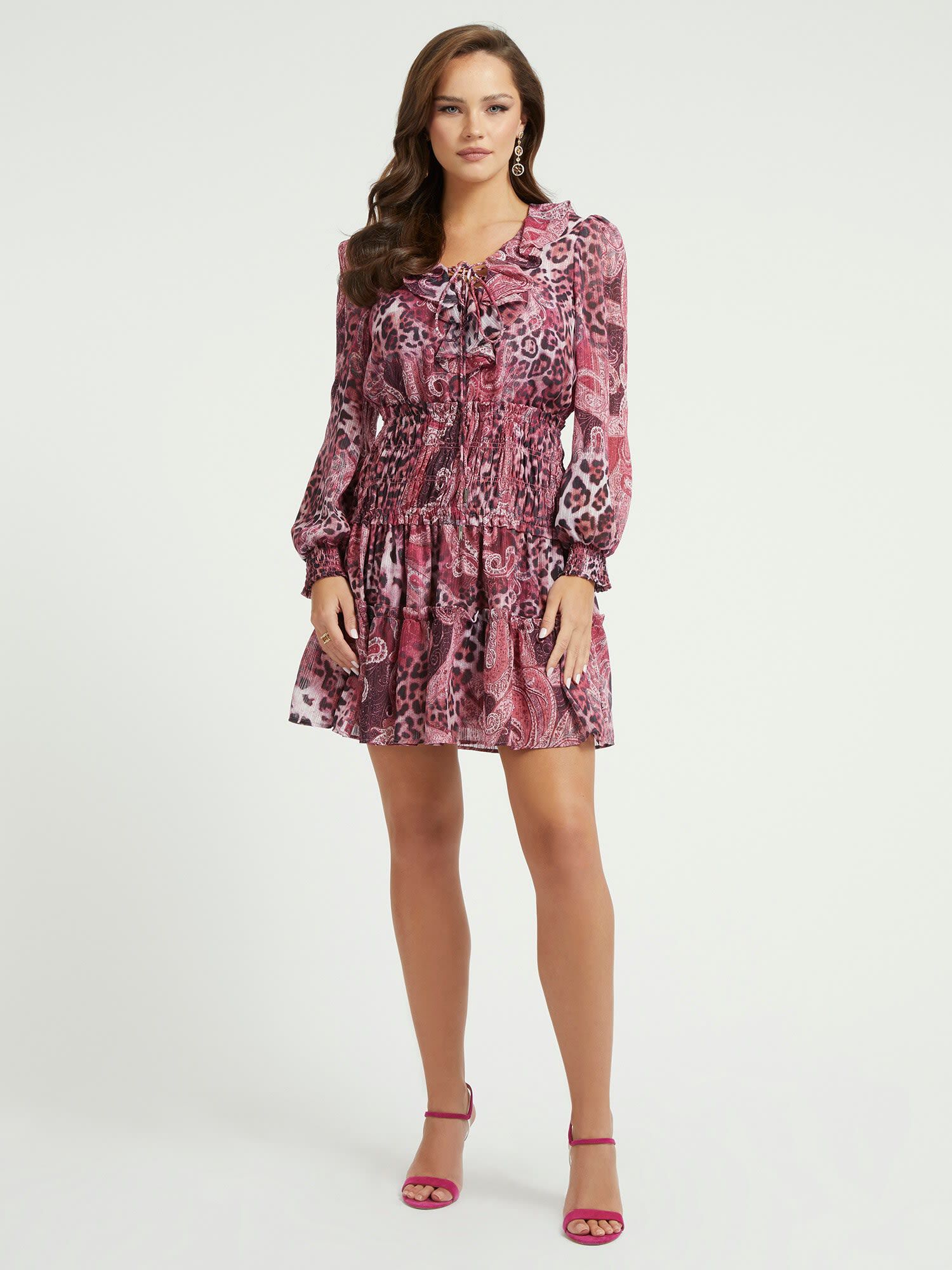 Paisley online mini dress