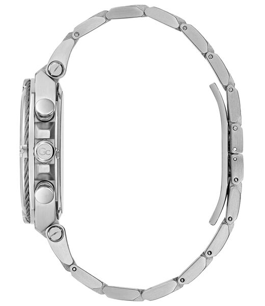 GW IRONCLASS SLV CS GRN DL 43MM QTZ CHRNO SLV SS BRCT FW23