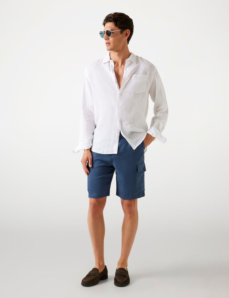Twill cargo shorts