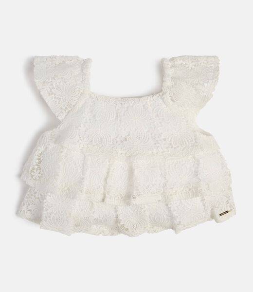 Top with ruffle