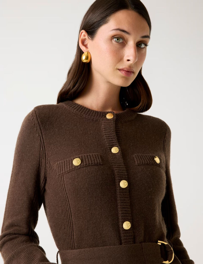 Marciano cashmere-blend mini dress