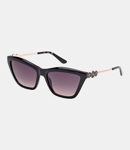 Cat-Eye Signature Plastic Sunglasses