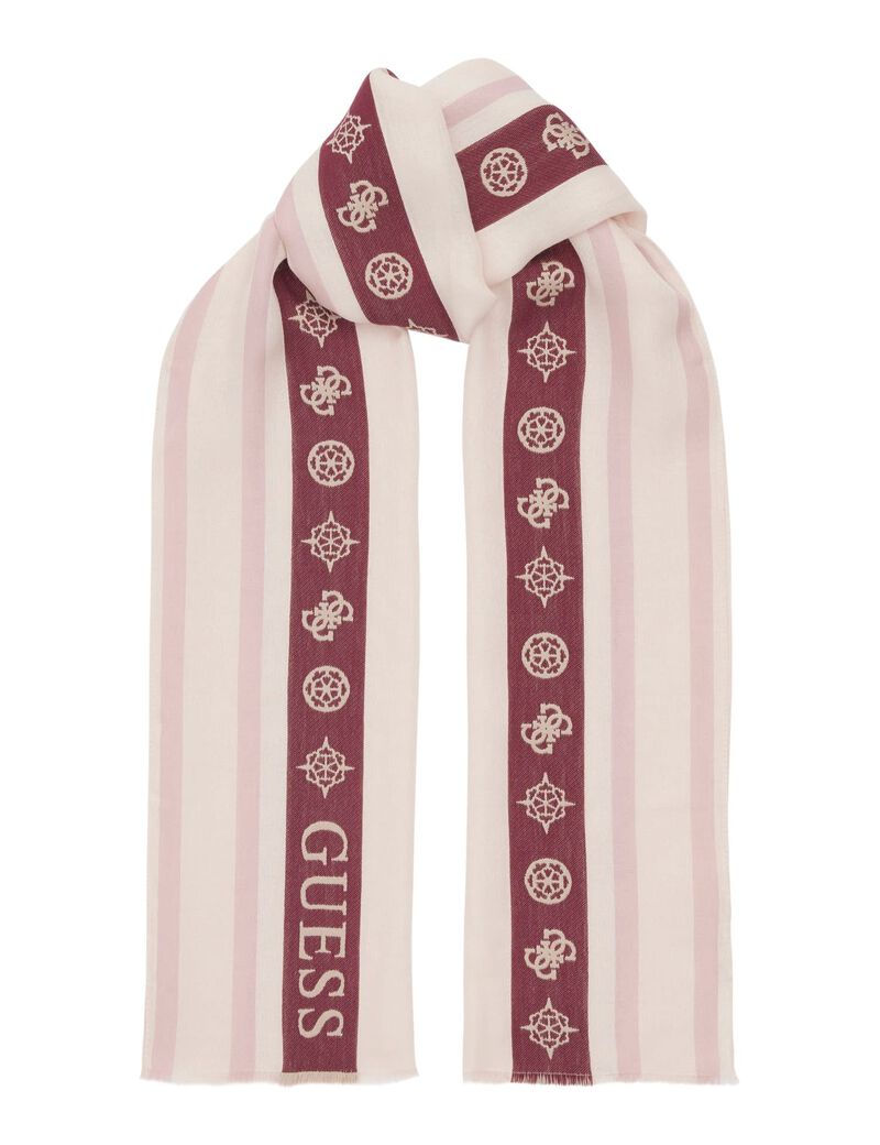 4G peony logo scarf