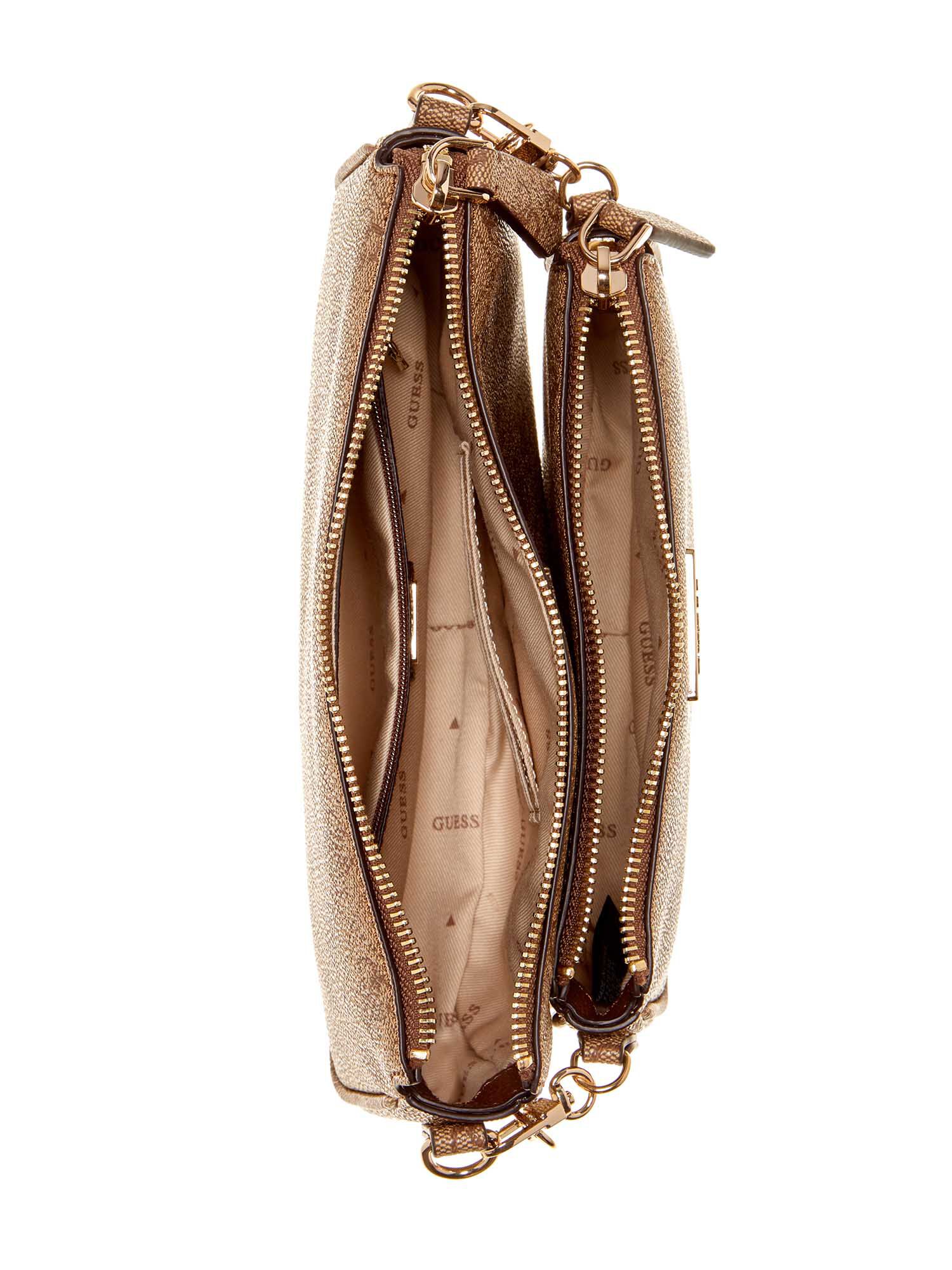 Guess brown leather purse new arrivals