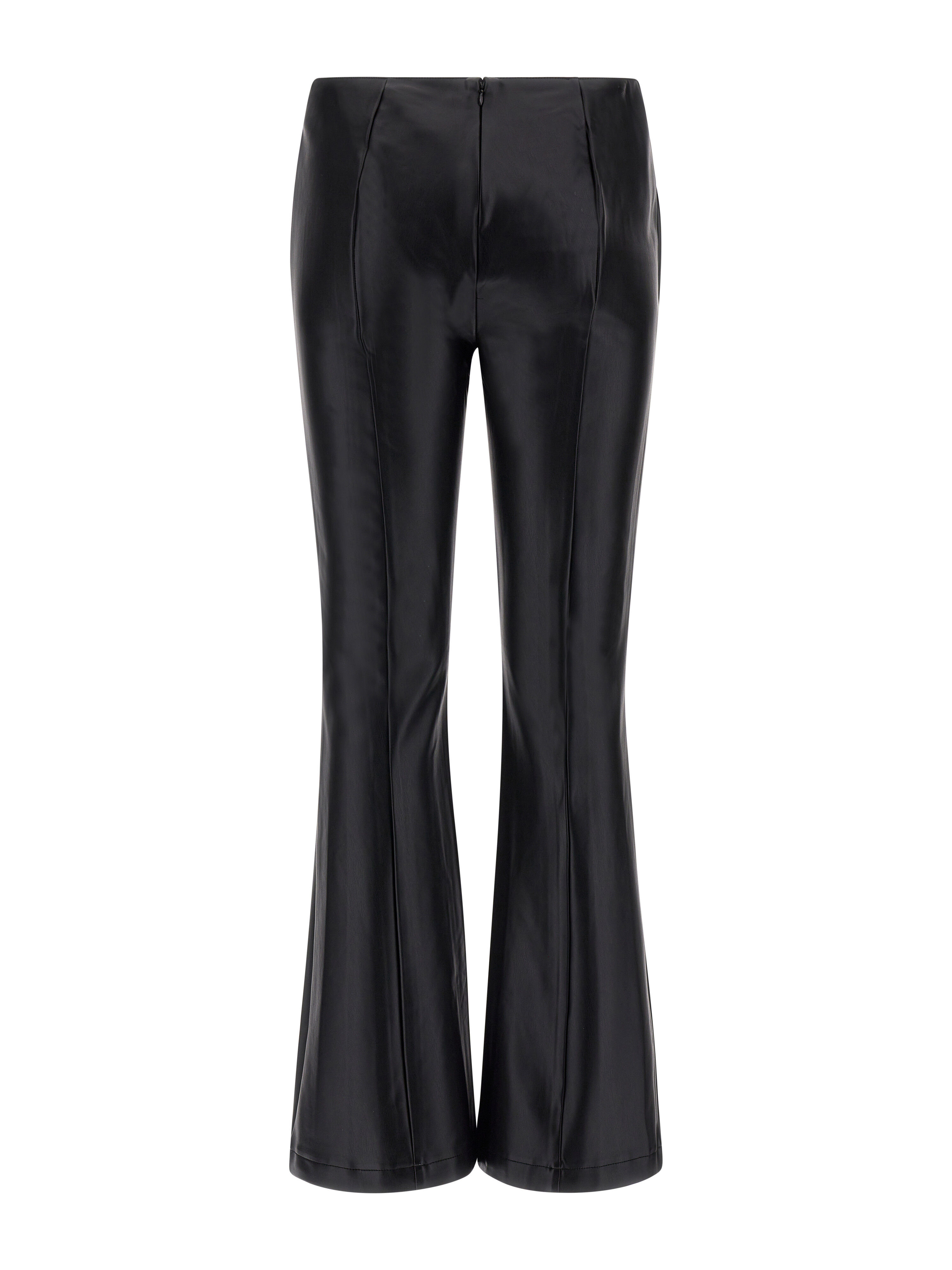 Shop GUESS Online Faux Leather Flare Pant
