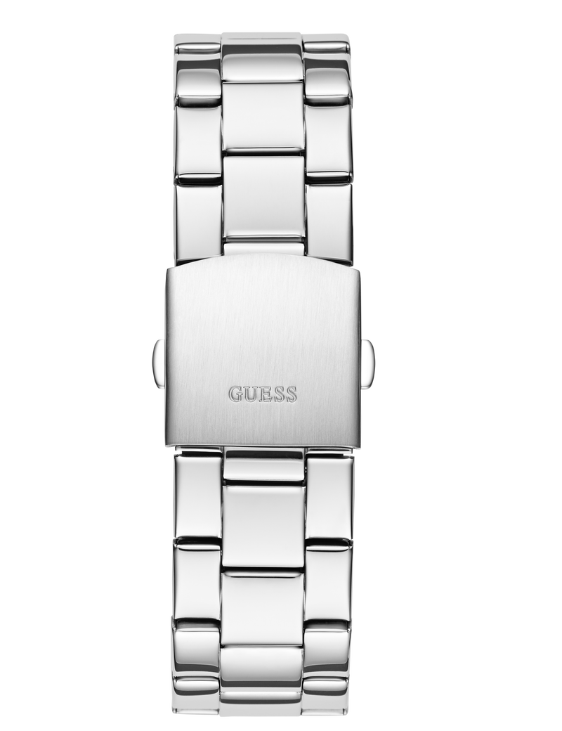 Mens Silver Tone Analog Watch