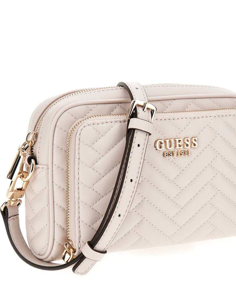 guess anning quilted mini crossbody