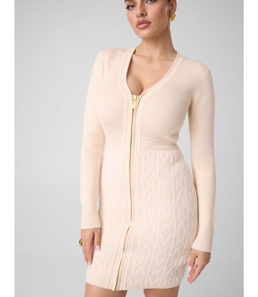 جيس marciano full zip mini dress