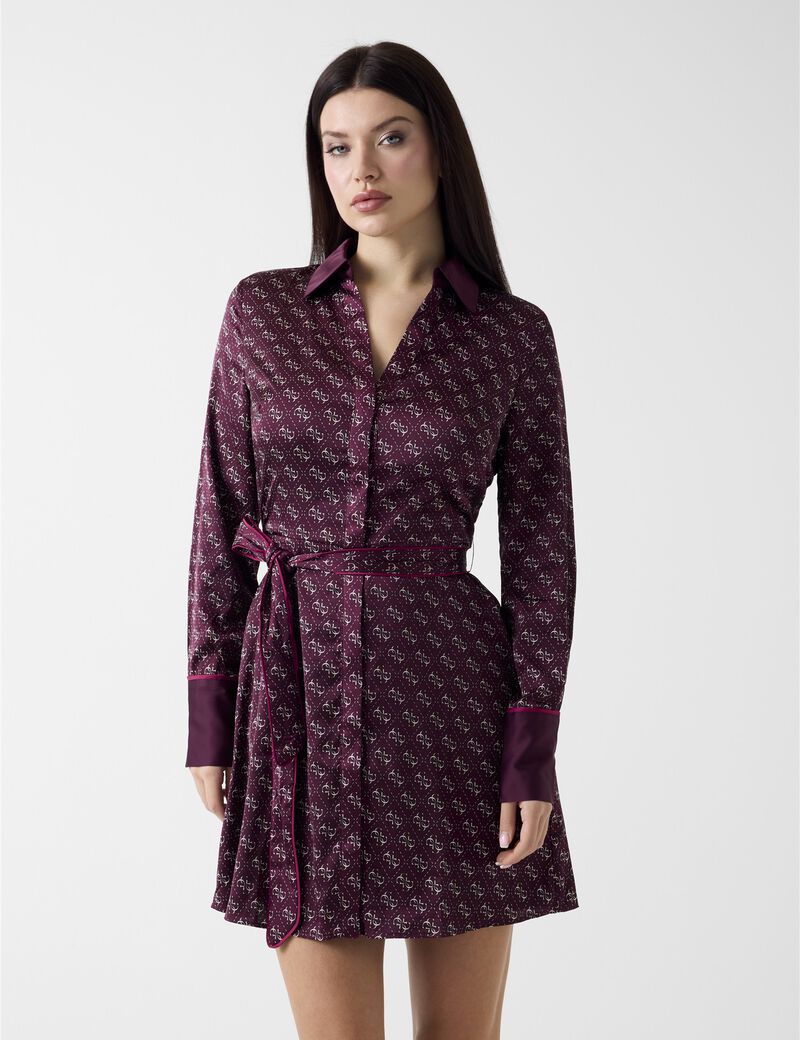 Blerta long sleeve chemisier dress