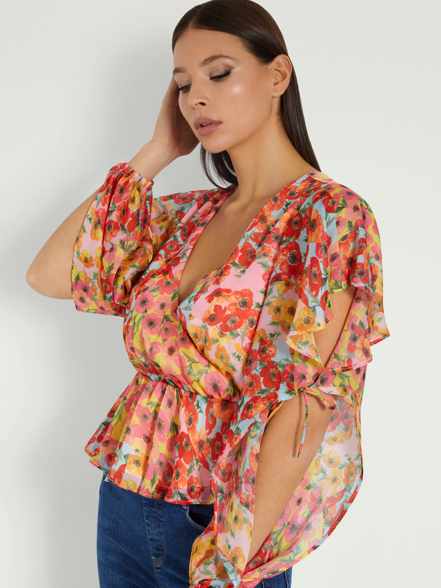 All over print blouse