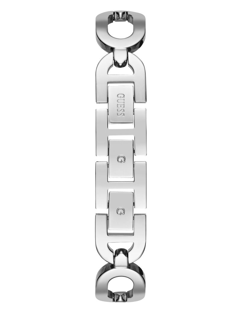 ساعة تناظرية من الفولاذ المقاوم للصدأ