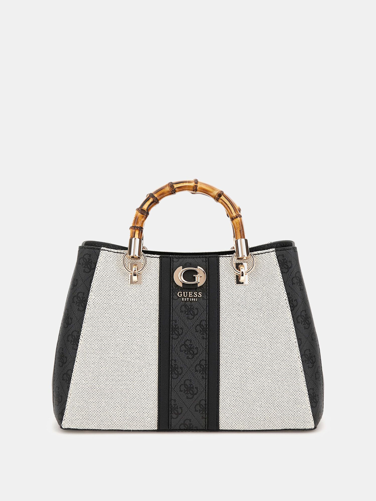 Guess and gucci logos top