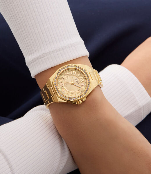 Ladies Gold Tone Analog Watch