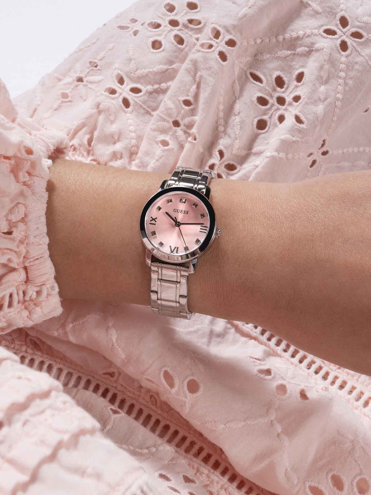 Two tone guess watch deals
