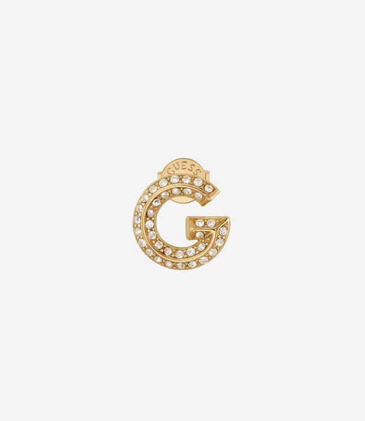 G crystal earrings