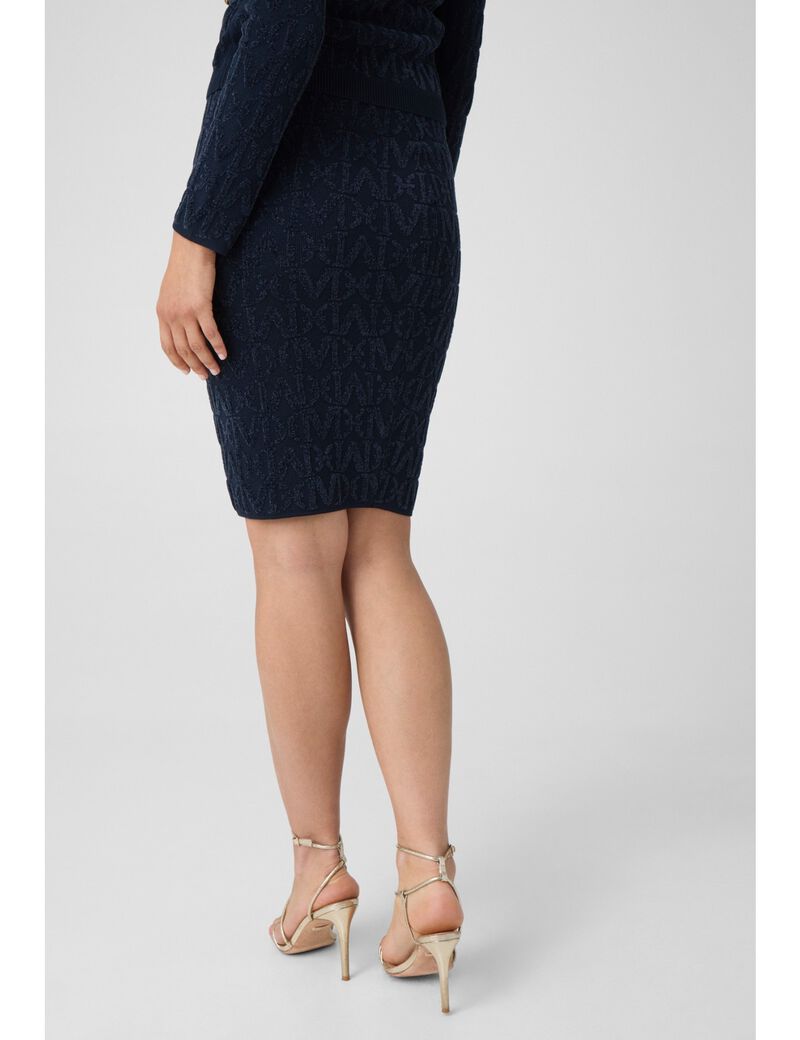 guess marciano monogram skirt