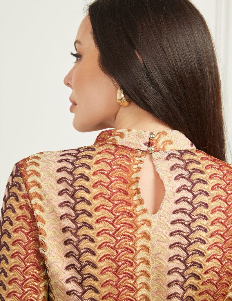 Marciano multicolor jacquard knit top