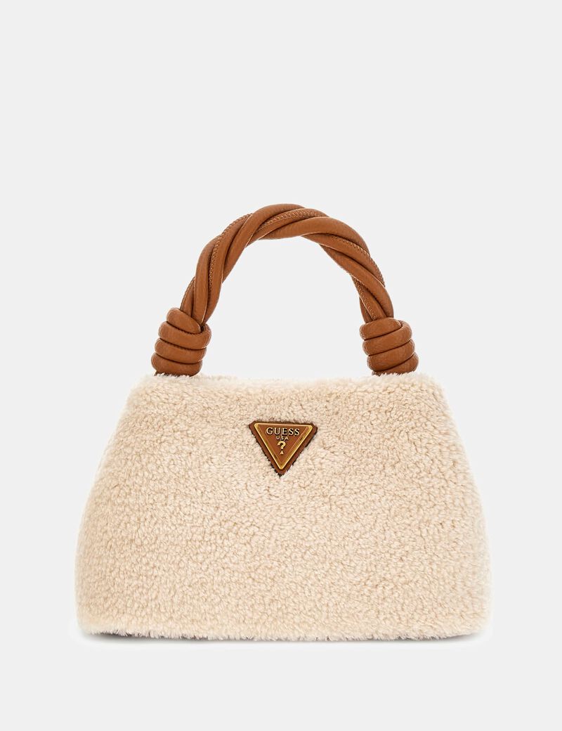 Shaida faux fur mini handbag