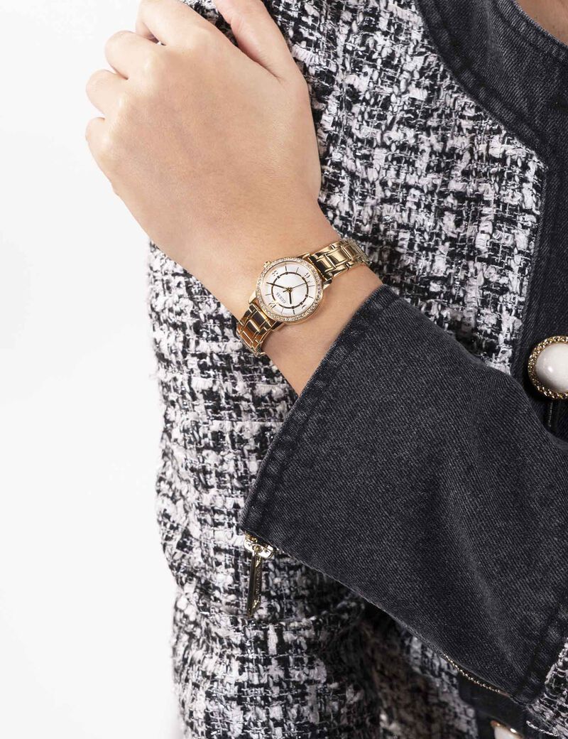 Gold-Tone Analog Watch