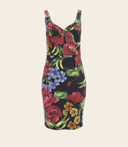 فستان مارسيانو قصير بطبعة زهور