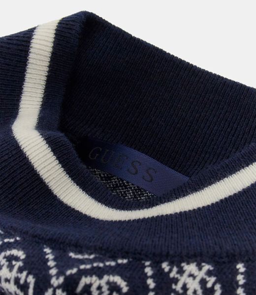 Wool-blend logo sweater