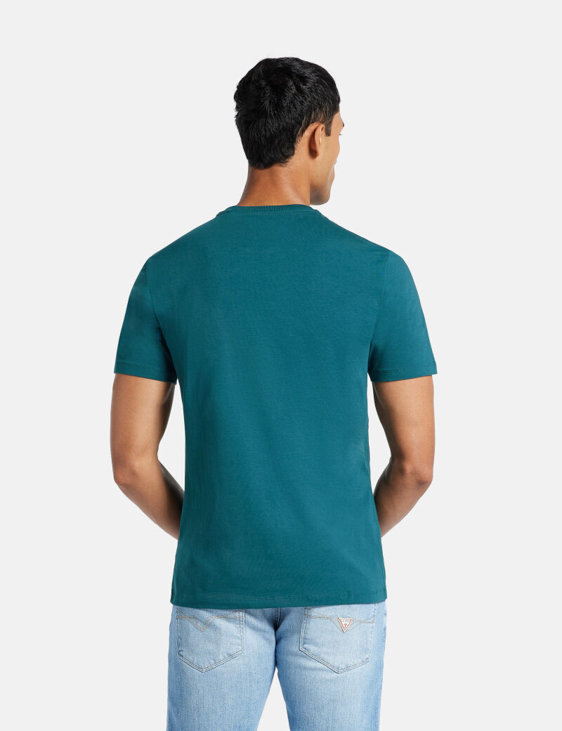 Flocked logo T-shirt