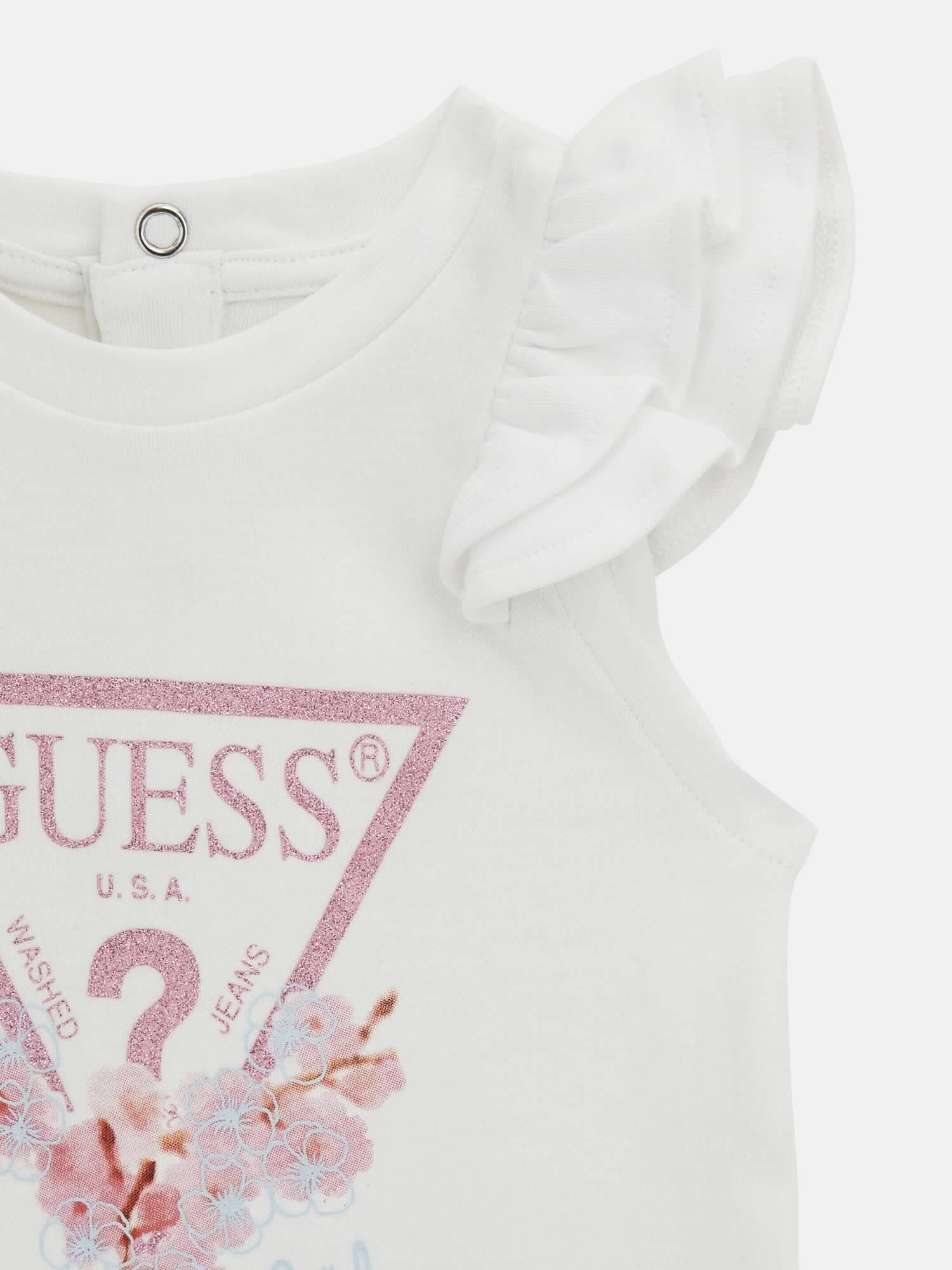Shop GUESS Online T shirt and leggingg glitter set