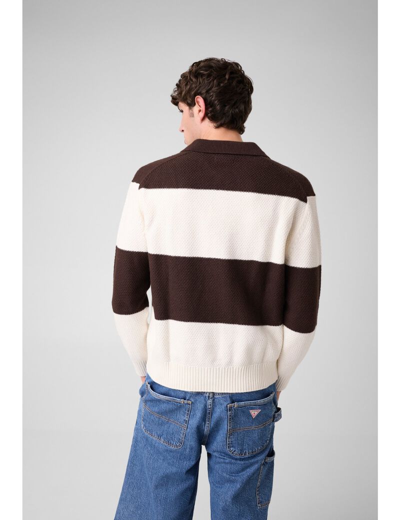 جيس striped sweater polo